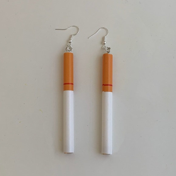 cigarette earrings - Picture 1 of 1